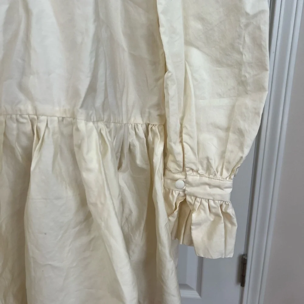 ! Avavav Firenze Cream Ruffled Mini Babydoll Dress - Picture 7 of 12